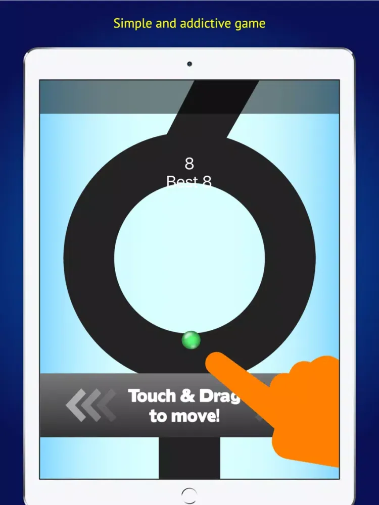 Follow The Line, free games for test speed of brain iPad  Screenshots