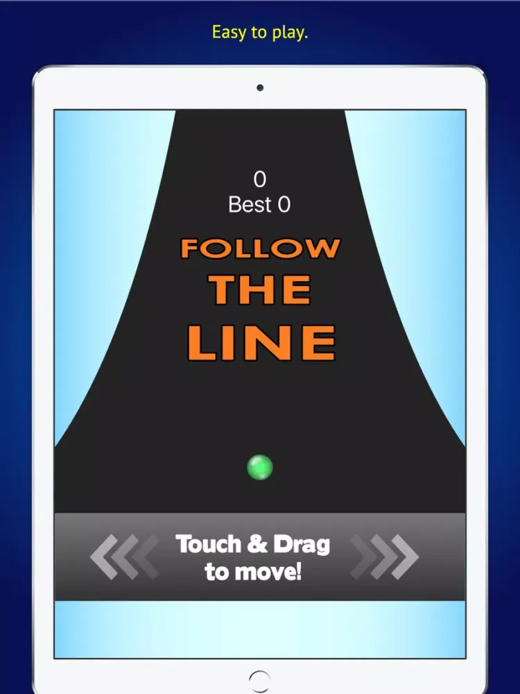 Follow The Line, free games for test speed of brain iPad  Screenshots