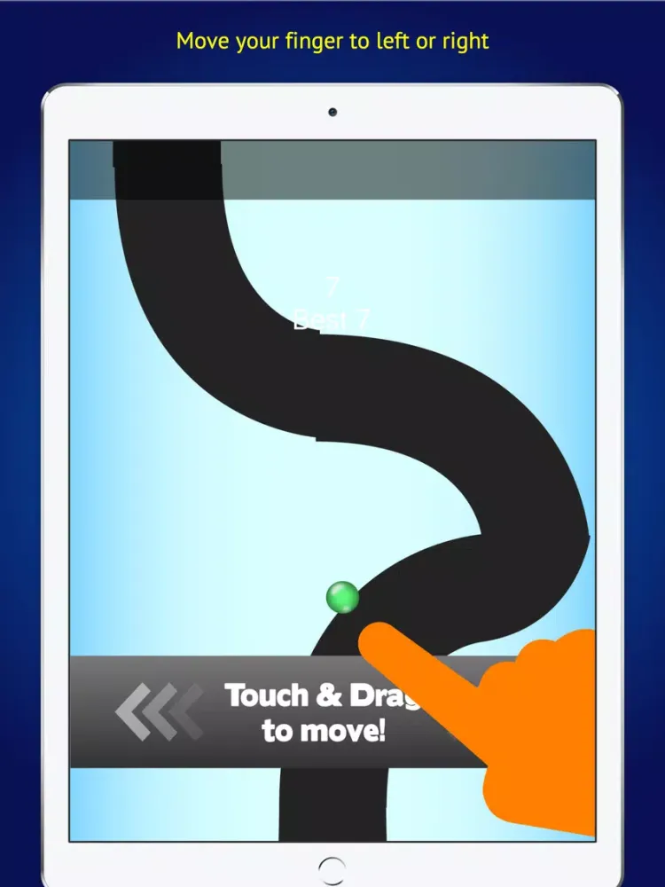Follow The Line, free games for test speed of brain iPad  Screenshots