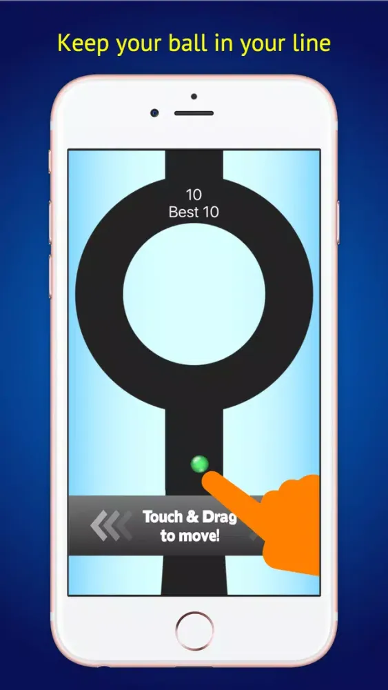 Follow The Line, free games for test speed of brain Screenshots