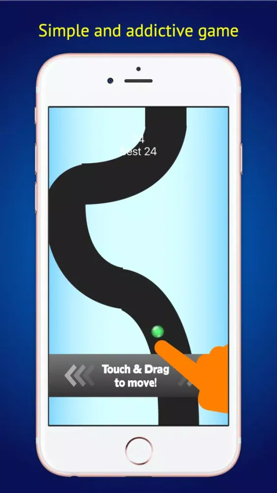 Follow The Line, free games for test speed of brain Screenshots