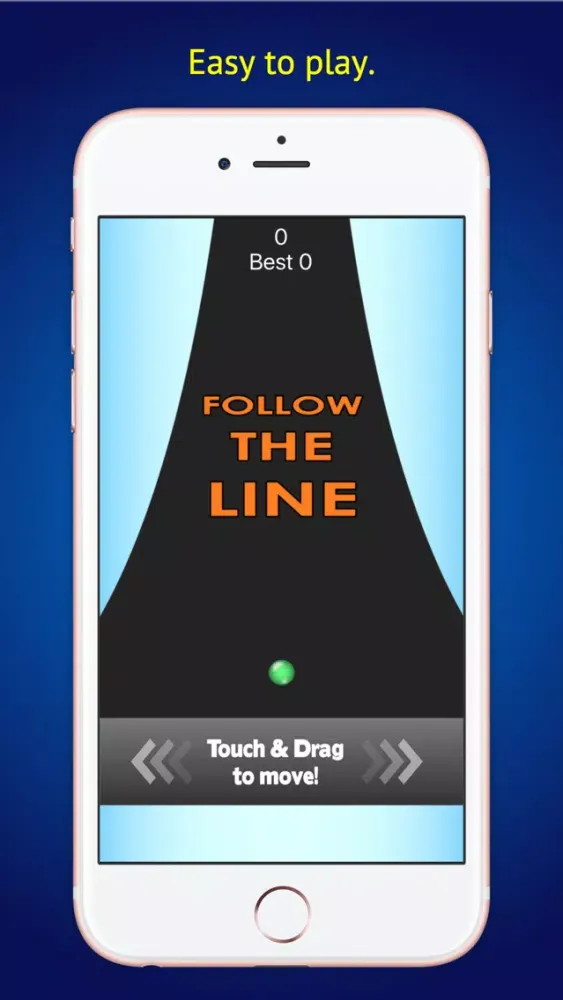 Follow The Line, free games for test speed of brain Screenshots