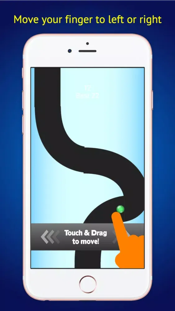 Follow The Line, free games for test speed of brain Screenshots