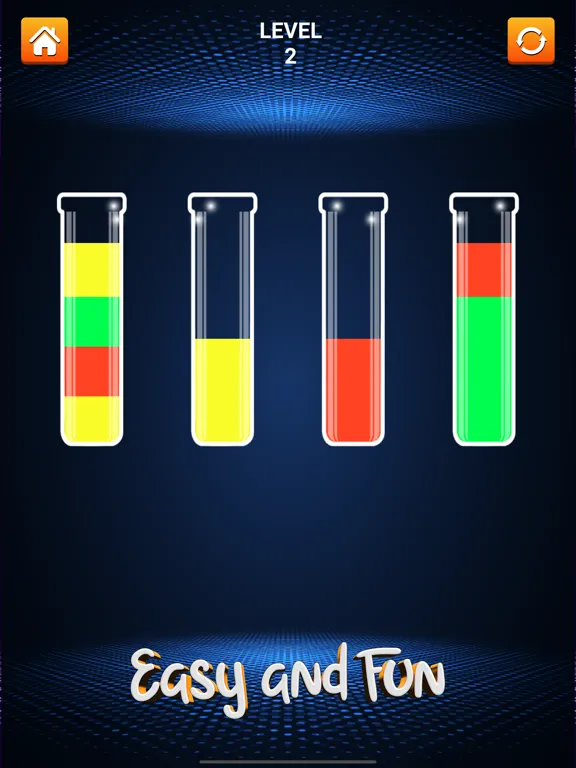 Tangkapan layar Sort Color: Bottle Fill Water iPad 