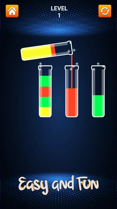 Tangkapan layar Sort Color: Bottle Fill Water