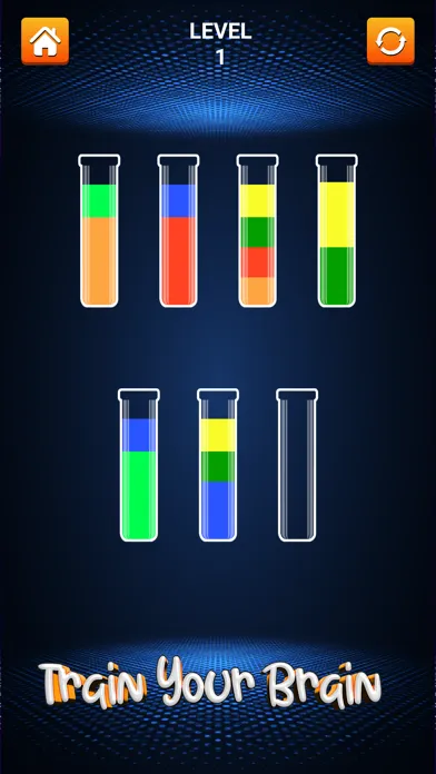 Tangkapan layar Sort Color: Bottle Fill Water