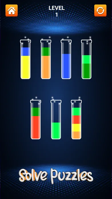 Tangkapan layar Sort Color: Bottle Fill Water