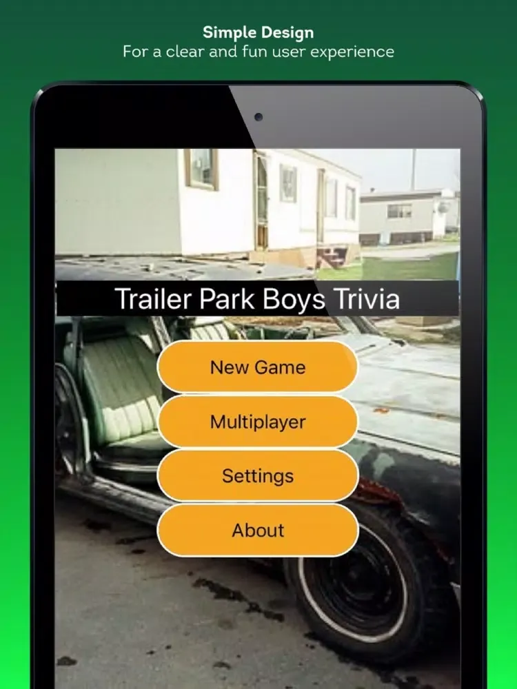 Trivia for Trailer Park Boys iPad  Screenshots