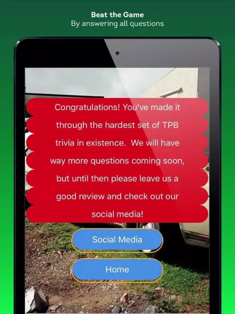 Trivia for Trailer Park Boys iPad  Screenshots