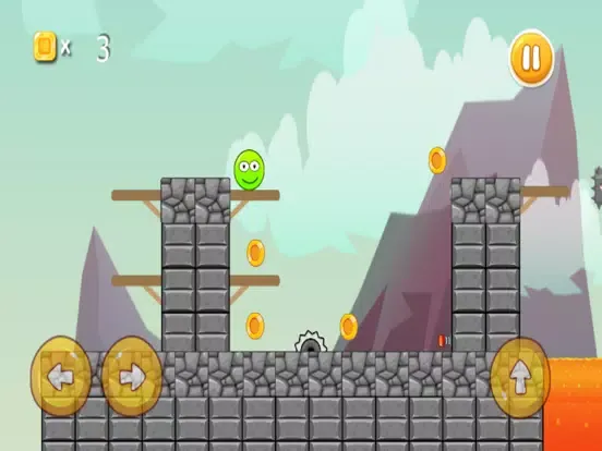 Capturas de tela do Red Ball Escape or Green Ball iPad 
