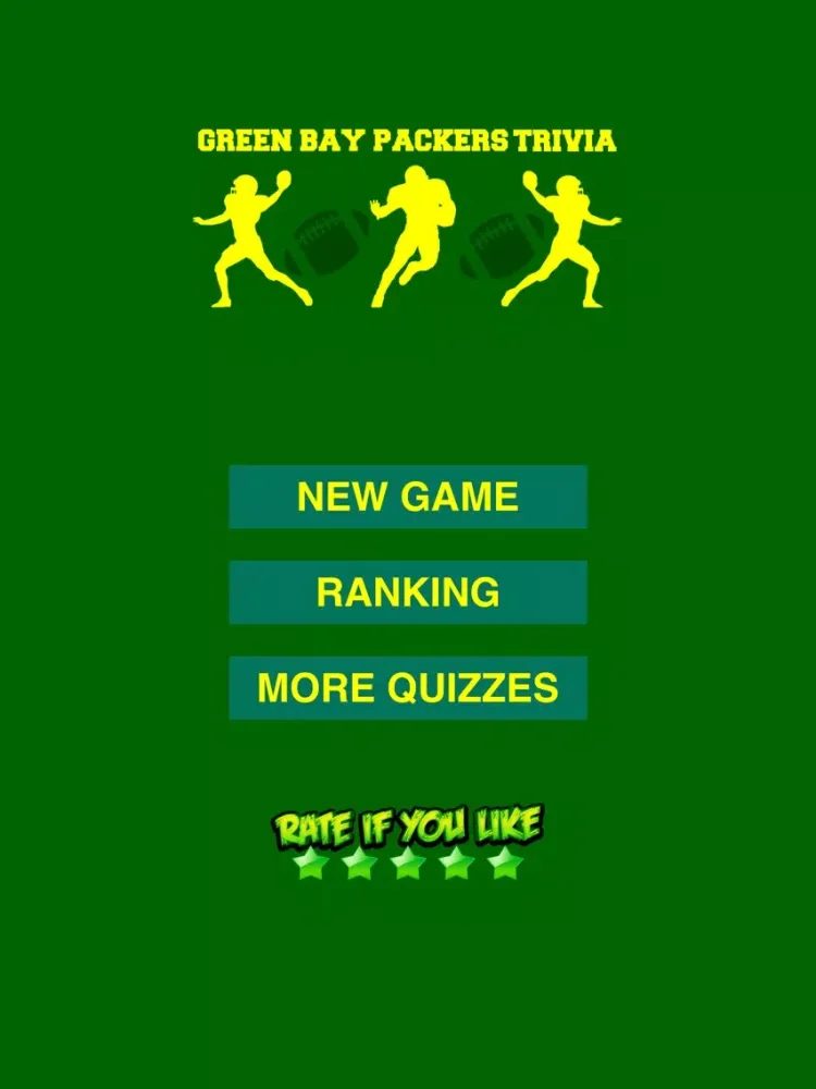 Trivia for Green Bay Packers - American Football iPad  스크린샷