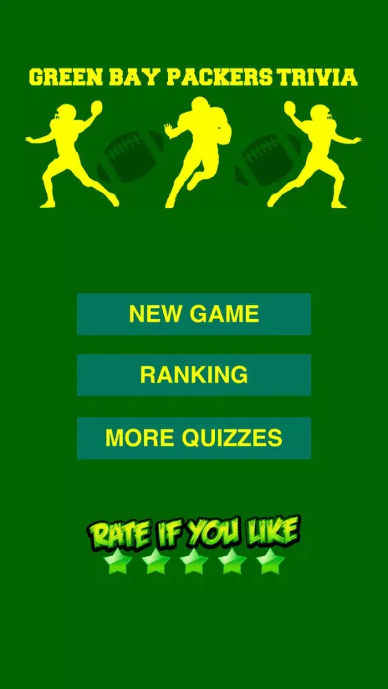 Trivia for Green Bay Packers - American Football 스크린샷