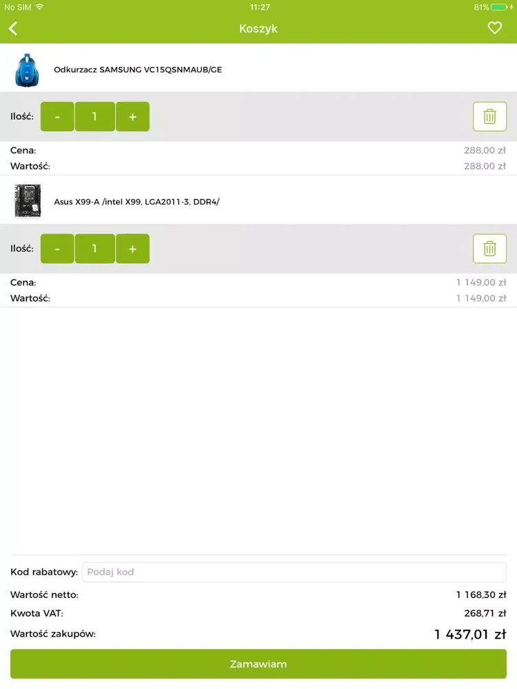 Captures d'écran de BeamIT System iPad 