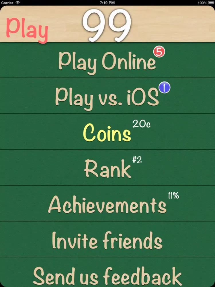 Play 99 iPad  سکرین شاٹس