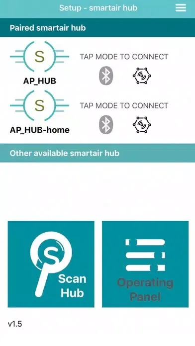 Smartair Hub Screenshots