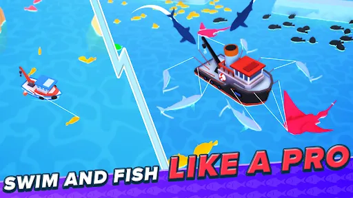 Idle Fish 2: Fishing Tycoon 스크린샷