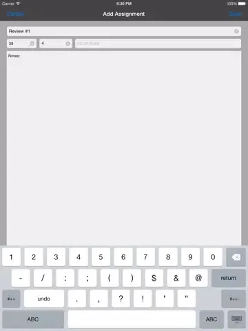 TrackerPro GradeBook iPad  스크린샷