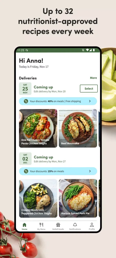 تصاویر Green Chef: Healthy Recipes