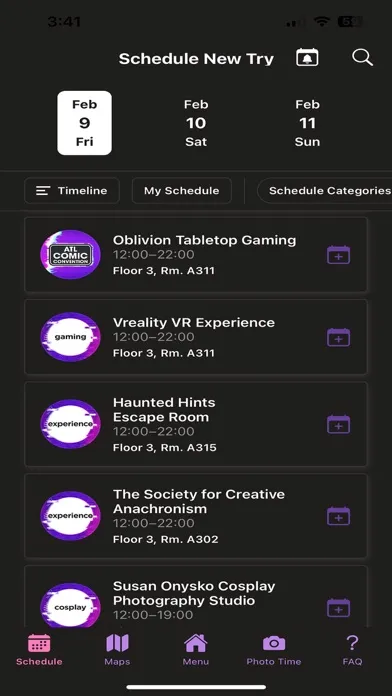 Capturas de pantalla de ATL Comic Convention
