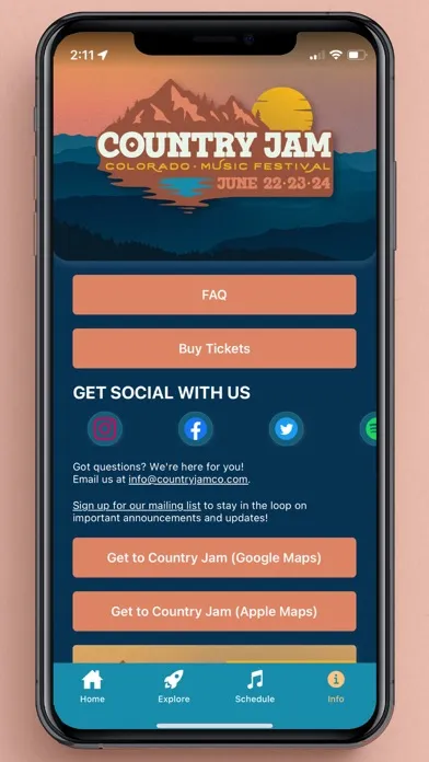 Capturas de pantalla de Country Jam Colorado 2023