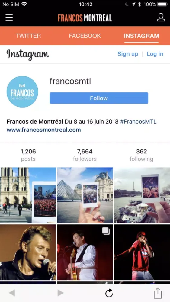 Screenshot di Francos de Montréal