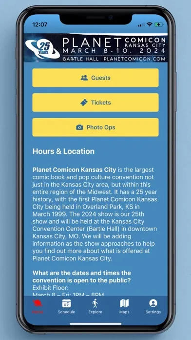 Planet Comicon Kansas City स्क्रीनशॉट