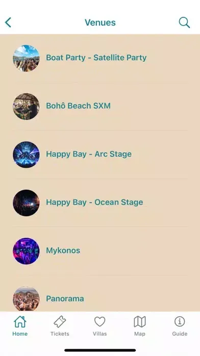 SXM Festival スクリーンショット