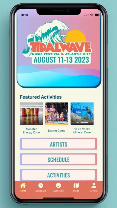 Tangkapan layar TidalWave Festival