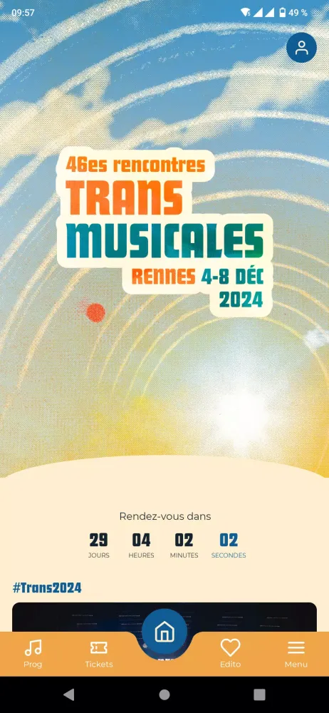 ภาพหน้าจอของ Trans Musicales 2024