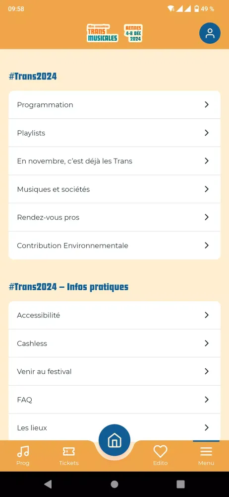 ภาพหน้าจอของ Trans Musicales 2024