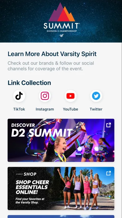Varsity Spirit Events স্ক্রিনশট