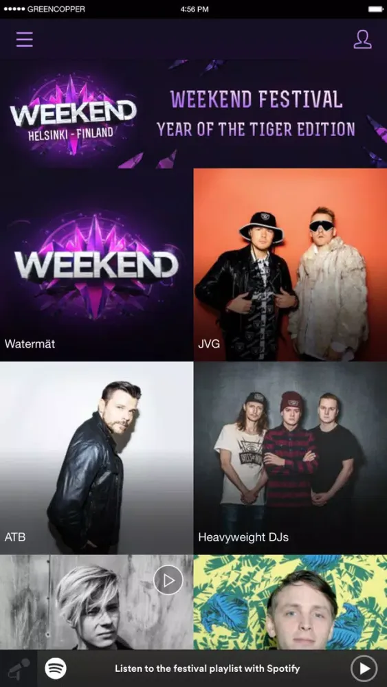 Weekend Festival应用截图