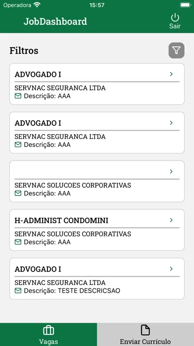 App Servnac Colaborador स्क्रीनशॉट