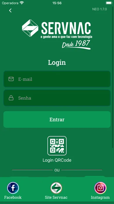 App Servnac Colaborador स्क्रीनशॉट