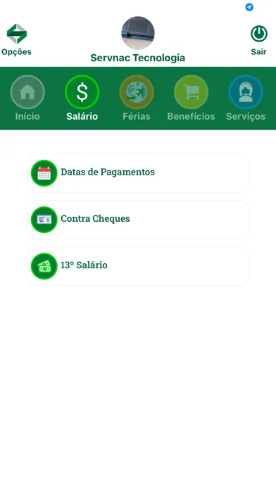 App Servnac Colaborador स्क्रीनशॉट