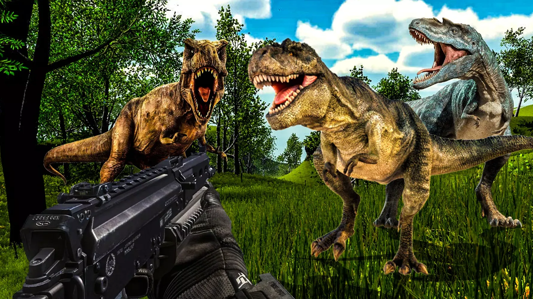 Capturas de tela do Carnivores Dinosaur Hunter 3d