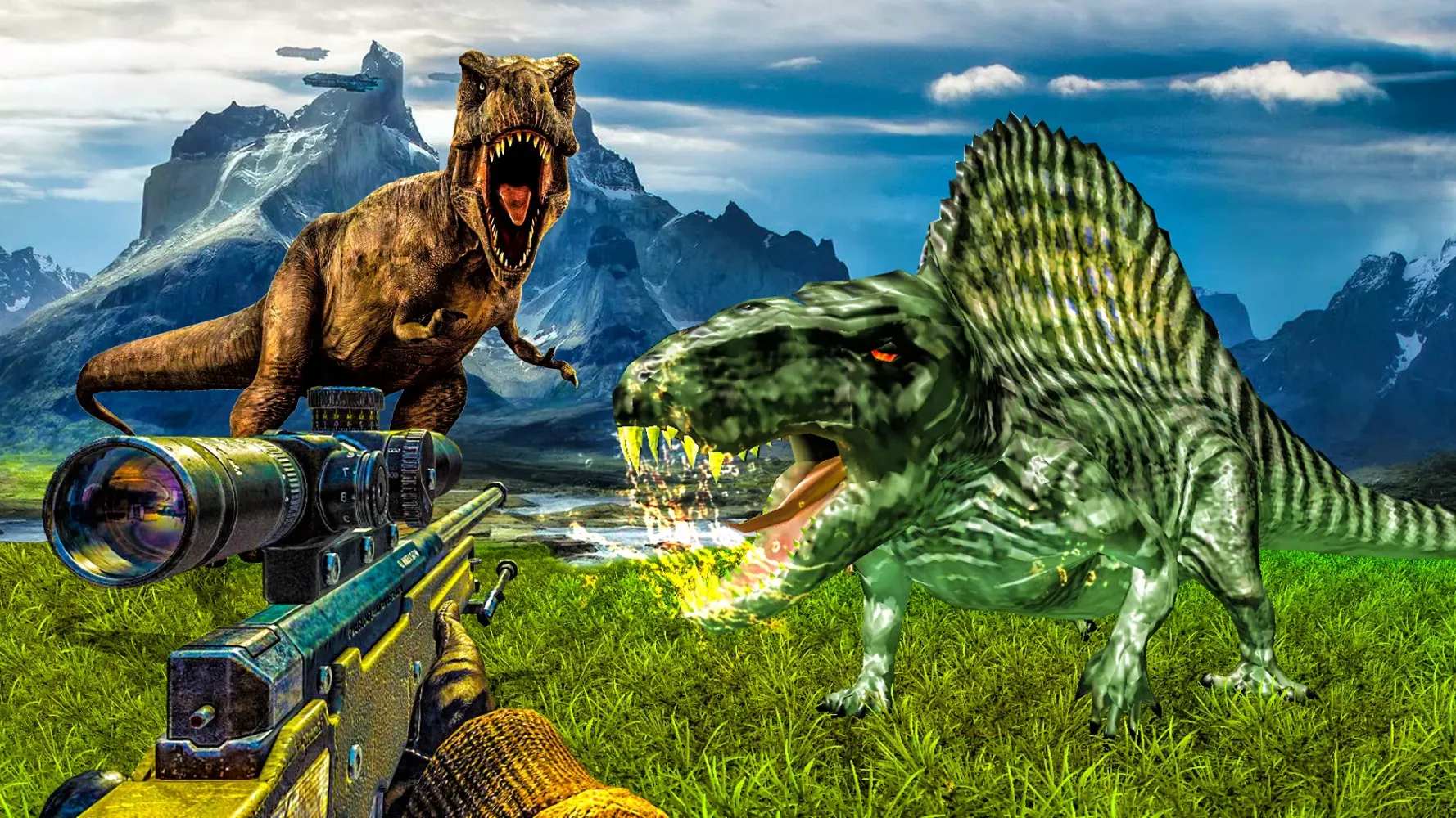 Capturas de tela do Carnivores Dinosaur Hunter 3d