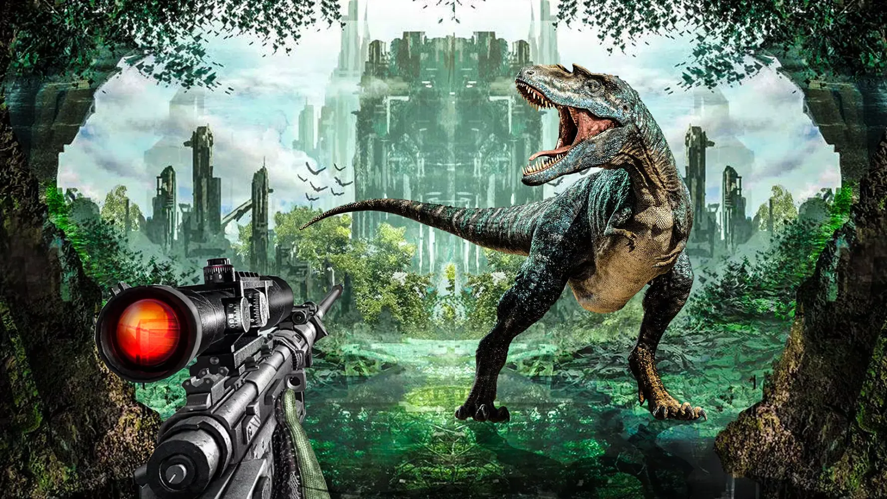 Capturas de tela do Carnivores Dinosaur Hunter 3d