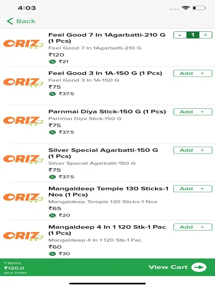 Zrzuty ekranu Bansal Supermarket iPad 
