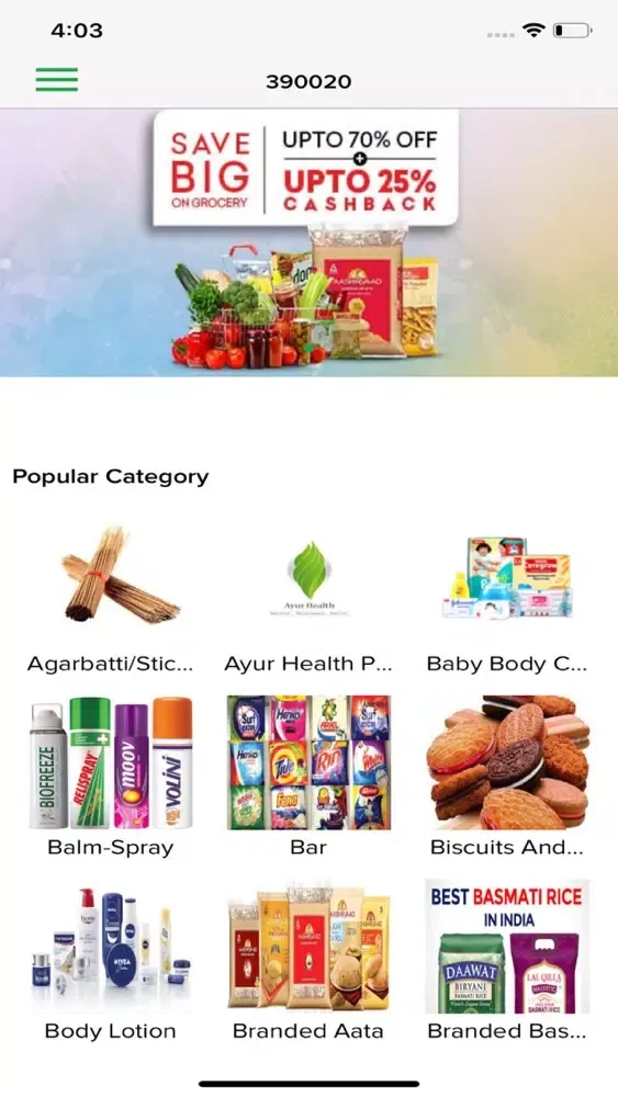Zrzuty ekranu Bansal Supermarket