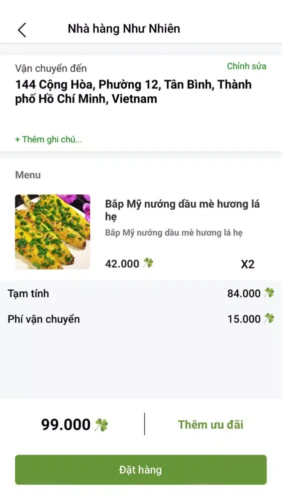 Screenshot di Ứng dụng Như Nhiên Restaurant