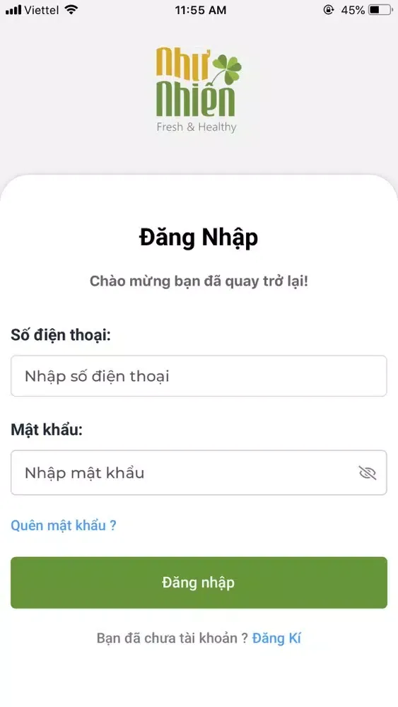 Screenshot di Ứng dụng Như Nhiên Restaurant