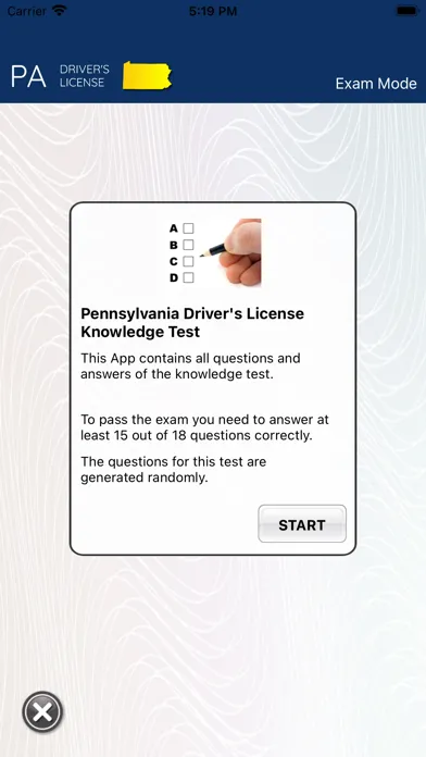 Pennsylvania Driver's License سکرین شاٹس