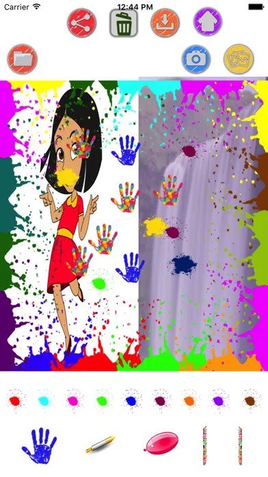 Tangkapan skrin MightyRaju Doodle-Color & Draw