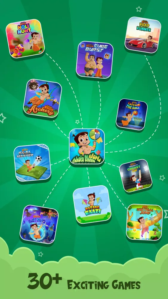 Ảnh chụp màn hình của Chhota Bheem Gaming Zone