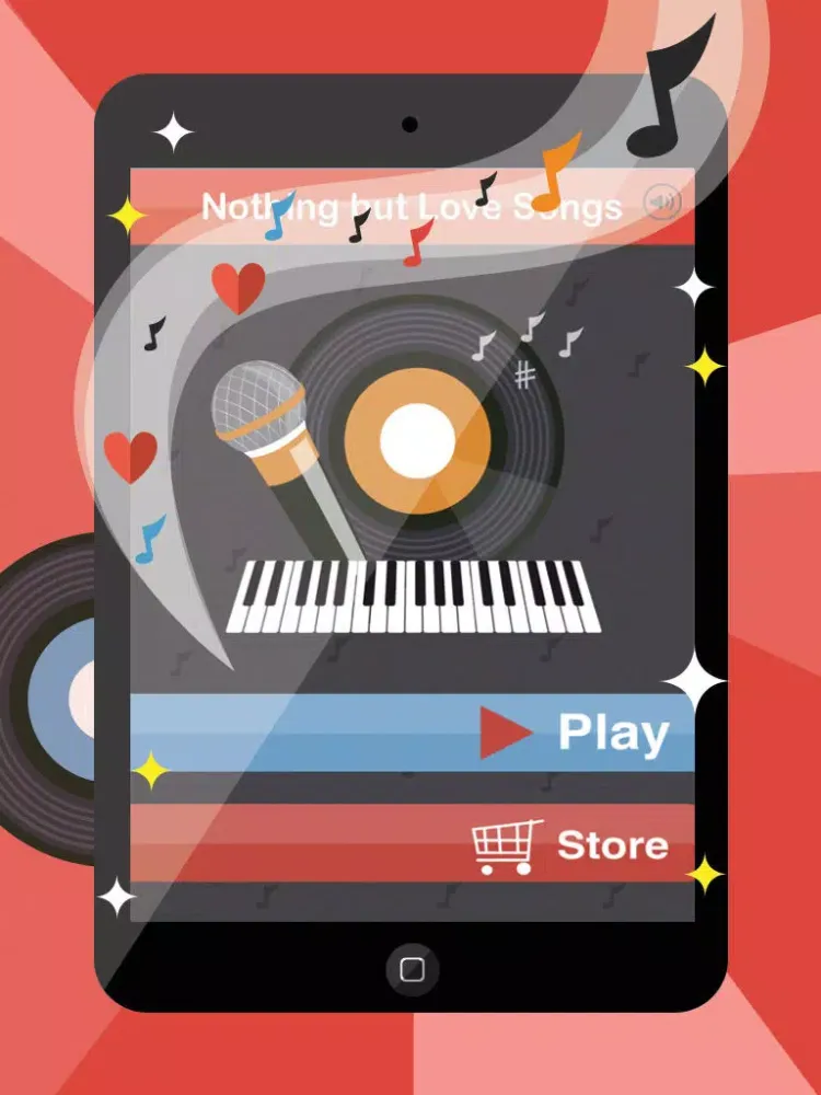 Nothing but Love Songs, Guess it! (Top Free Popular Love Songs Quiz) iPad  Screenshots