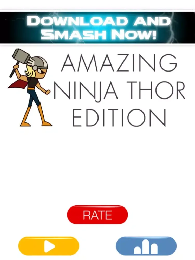 Amazing Ninja Thor Edition iPad 应用截图