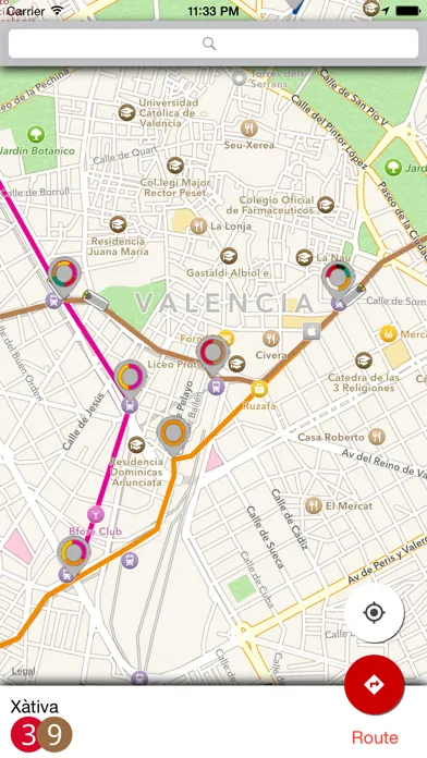 Capturas de pantalla de Metro Valencia Offline
