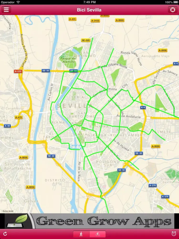 Capturas de pantalla de Sevilla Bikes - Sevici iPad 