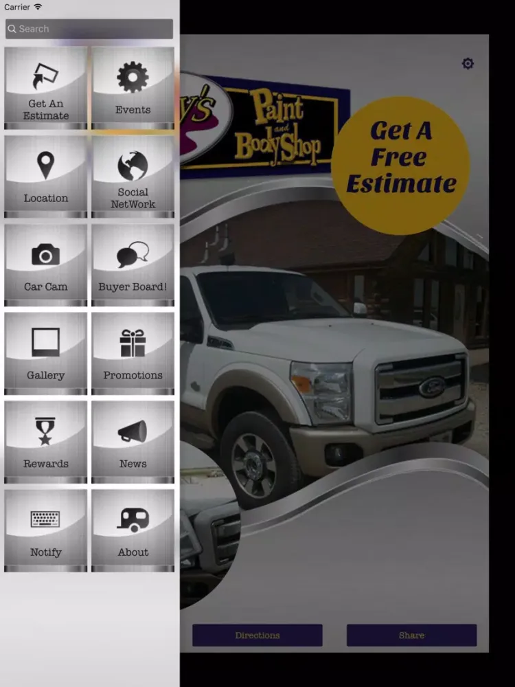 Jeremy's Paint & Body Shop iPad  Screenshots